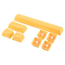 ABS Translucent Keycaps, OEM Highly Mechanical Keyboard, Universal Game Keyboard (Yellow)
