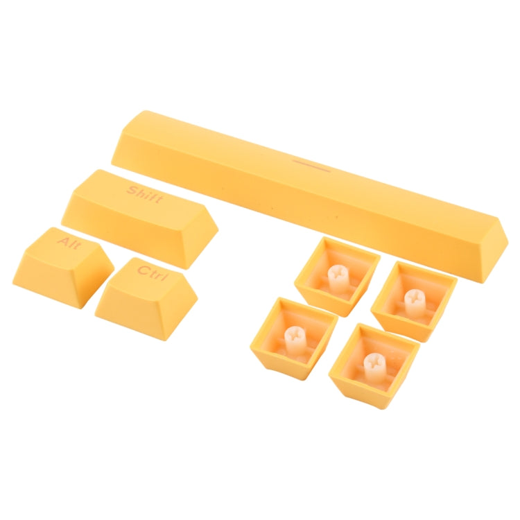 ABS Translucent Keycaps, OEM Highly Mechanical Keyboard, Universal Game Keyboard (Yellow)
