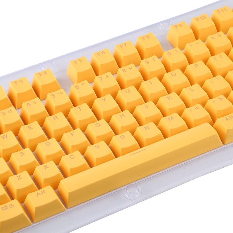 ABS Translucent Keycaps, OEM Highly Mechanical Keyboard, Universal Game Keyboard (Yellow)