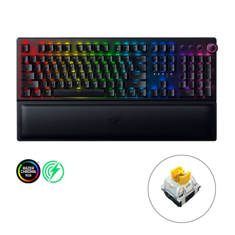 Razer BlackWidow V3 Pro RGB Lighting Wireless Mechanical Keyboard (Yellow Shaft)