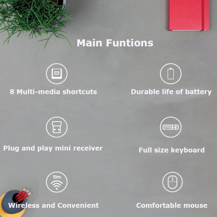 Logitech MK270 2.4GHz Wireless Keyboard + Mouse Set(Black)