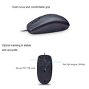 Logitech M90 USB Interface 3-keys Bilateral Symmetry 1000DPI Wired Optical Mouse