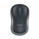 Logitech M186 Wireless Mouse Office Power Saving USB Laptop Desktop Computer Universal(Black Grey)