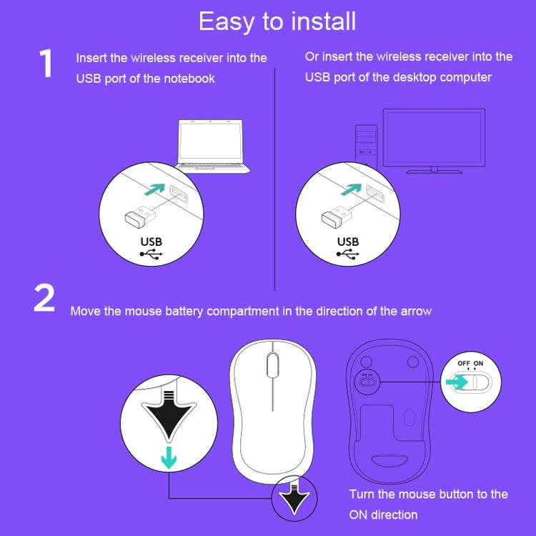 Logitech M186 Wireless Mouse Office Power Saving USB Laptop Desktop Computer Universal(Black Grey)