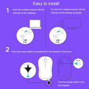 Logitech M186 Wireless Mouse Office Power Saving USB Laptop Desktop Computer Universal (Black Blue)