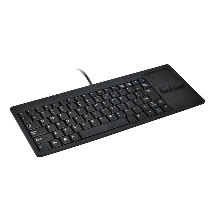 MC-818 82 Keys Touch-pad Ultra-thin Wired Computer Keyboard