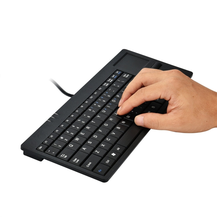 MC-818 82 Keys Touch-pad Ultra-thin Wired Computer Keyboard