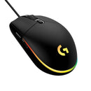 Logitech G102 2nd Gen. LIGHTSYNC 8000 DPI 6 Buttons RGB Backlight USB Wired Optical Gaming Mouse(Black)