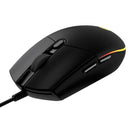 Logitech G102 2nd Gen. LIGHTSYNC 8000 DPI 6 Buttons RGB Backlight USB Wired Optical Gaming Mouse(Black)