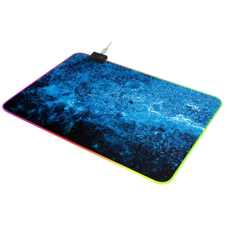 Computer Blue Illuminated Mouse Pad, Size: 90 x 30 x 0.4cm