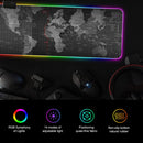 Computer World Map Pattern Illuminated Mouse Pad, Size: 90 x 40 x 0.4cm