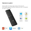 Doosl DSIT014 2.4GHz Rechargeable New Edition PowerPoint Presentation Remote Control Multi-functional Laser Pointer with Electronic Mark & Mark Clear & Volume Adjust Function for PowerPoint / Keynote / Prezi, Control Distance: 100m(Black)