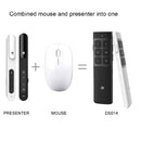 Doosl DSIT014 2.4GHz Rechargeable New Edition PowerPoint Presentation Remote Control Multi-functional Laser Pointer with Electronic Mark & Mark Clear & Volume Adjust Function for PowerPoint / Keynote / Prezi, Control Distance: 100m(Black)