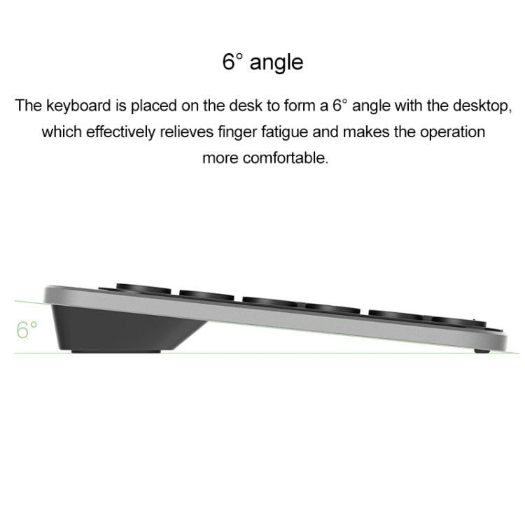 Original Xiaomi MIIIW 102 Keys Bluetooth + 2.4GHz Wireless Dual Modes Keyboard(Black)