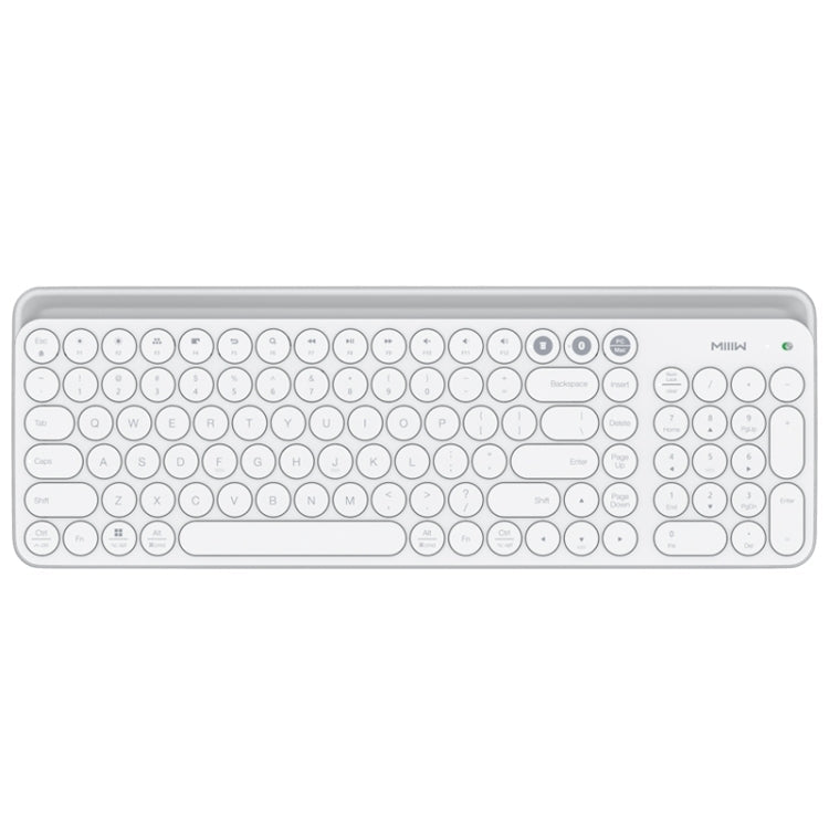 Original Xiaomi MIIIW 102 Keys Bluetooth + 2.4GHz Wireless Dual Modes Keyboard(White)