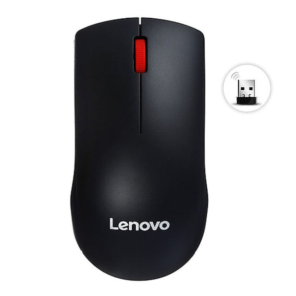Lenovo M120 Pro Fashion Office Red Dot Wireless Mouse (Black)