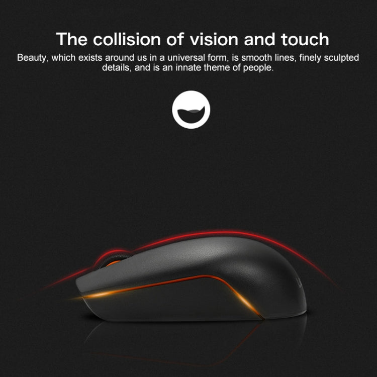 Lenovo N1901A-L300 Simple Design Wireless Optics Mouse (Black)