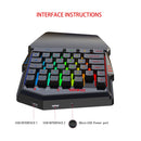 HXSJ K99 Bluetooth 4.2 Mobile Game Keyboard Throne Mouse Set