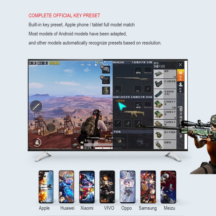 HXSJ K99 Bluetooth 4.2 Mobile Game Keyboard Throne Mouse Set