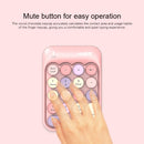 Ajazz AK18 2.4G Mini Wireless Numeric Keyboard (Pink)