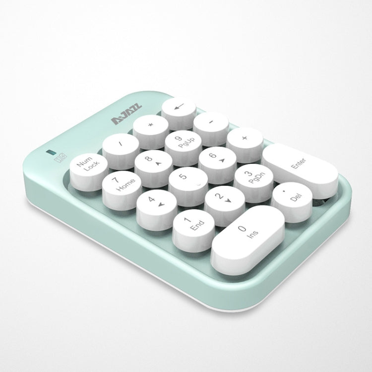 Ajazz AK18 2.4G Mini Wireless Numeric Keyboard (Green)
