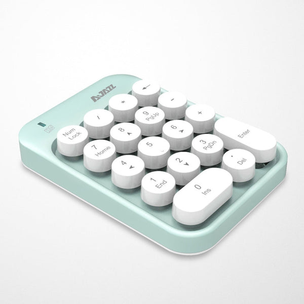 Ajazz AK18 2.4G Mini Wireless Numeric Keyboard (Green)