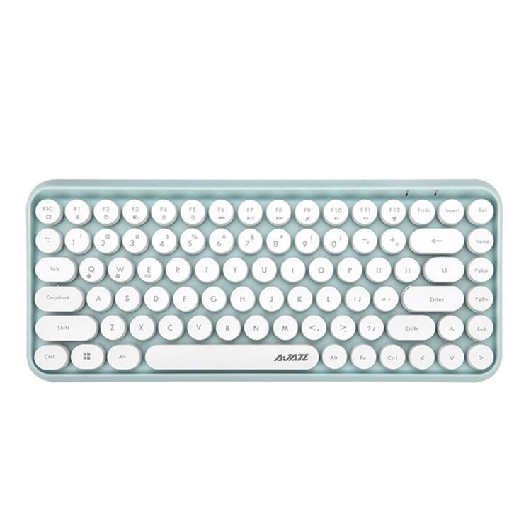 Ajazz 308I Tablet Mobile Phone Computer Household Office Wireless Keyboard(Green)