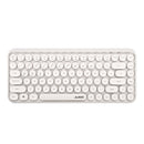 Ajazz 308I Tablet Mobile Phone Computer Household Office Wireless Keyboard(White)