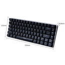 Ajazz 82 Keys Laptop Computer Gaming Mechanical Keyboard (Black Shaft)