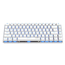 Ajazz AK33 Laptop Computer Gaming Mechanical Keyboard (White Blue Shaft)