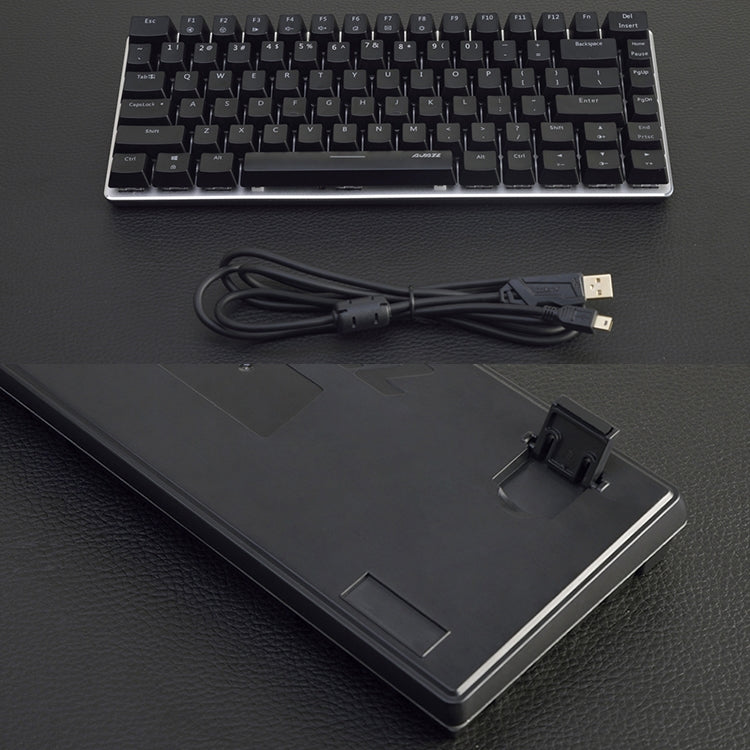 Ajazz AK33 Laptop Computer Gaming Mechanical Keyboard (Black Blue Shaft)