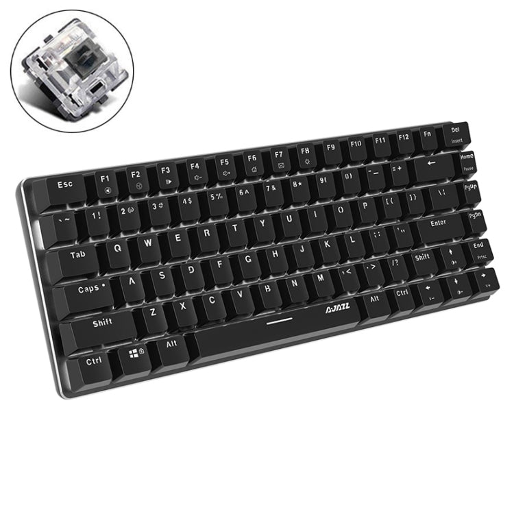Ajazz AK33 Laptop Computer Gaming Mechanical Keyboard (Black Shaft)