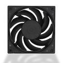F120 Computer CPU Radiator Cooling Fan (Black)