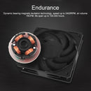 F120 Computer CPU Radiator Cooling Fan (Black)