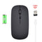 HXSJ M80 2.4GHz Wireless 1600DPI Three-speed Adjustable Optical Mute Mouse (Black)