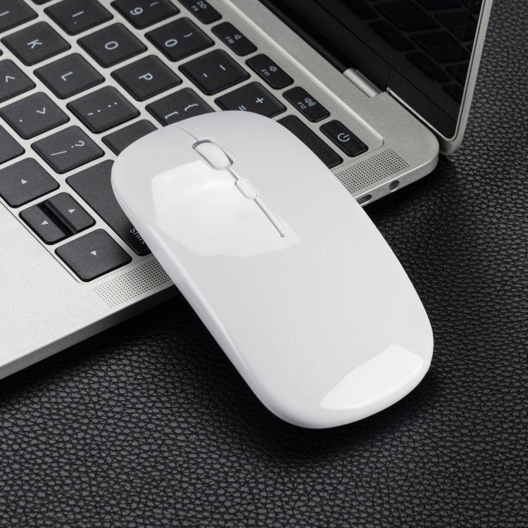 HXSJ M80 2.4GHz Wireless 1600DPI Three-speed Adjustable Optical Mute Mouse (White)
