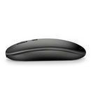 HXSJ M80 2.4GHz Wireless 1600DPI Three-speed Adjustable Optical Mute Mouse (Silver)