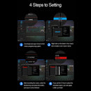 AULA F2088 108 Keys Mixed Light Plating Punk Mechanical Black Switch Wired USB Gaming Keyboard with Metal Button(Silver)