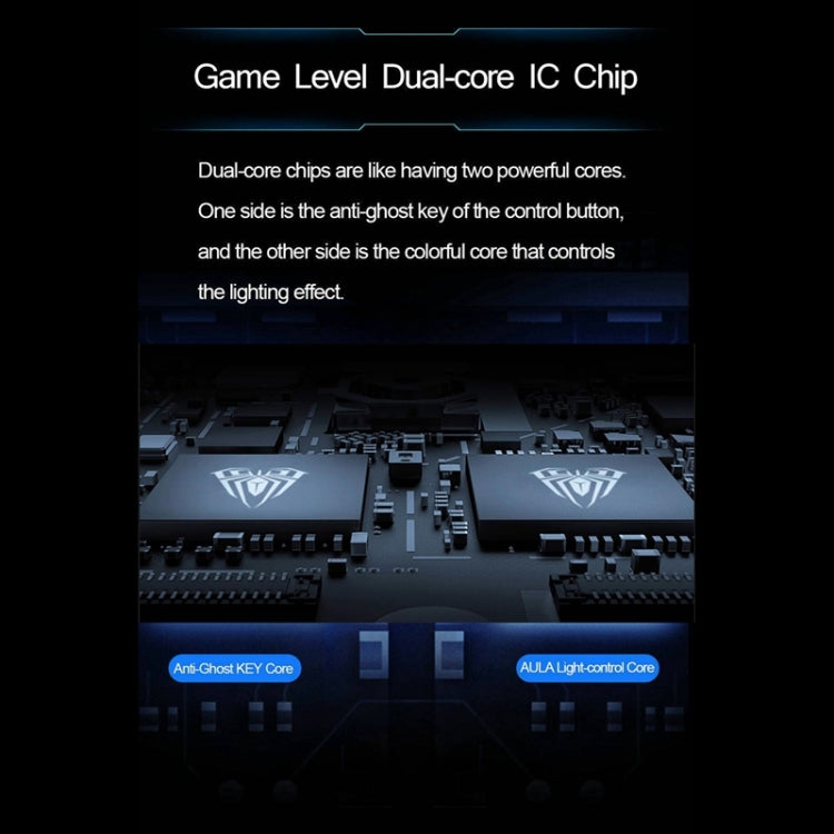 AULA F2088 PBT Keycap 108 Keys White Backlight Mechanical Black Switch Wired Gaming Keyboard(Black White)