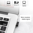 ET X-08 7-keys 2400DPI 2.4G Wireless Mute Gaming Mouse with USB Receiver & Colorful Backlight (Black)