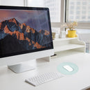 Microfiber Crazy Horse Texture Circular Waterproof Mouse Pad(Mint Green)