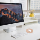 Microfiber Crazy Horse Texture Circular Waterproof Mouse Pad(Rose Gold)