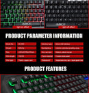 iMICE AK-400 USB Interface 104 Keys Wired Colorful Backlight Gaming Keyboard for Computer PC Laptop(Black)