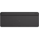 Logitech K580 Dual Modes Thin and Light Multi-device Wireless Keyboard with Phone Holder (Black)