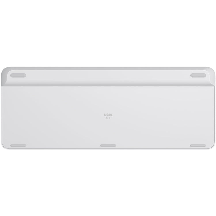 Logitech K580 Dual Modes Thin and Light Multi-device Wireless Keyboard with Phone Holder (White)