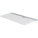 Logitech K580 Dual Modes Thin and Light Multi-device Wireless Keyboard with Phone Holder (White)
