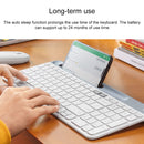 Logitech K580 Dual Modes Thin and Light Multi-device Wireless Keyboard with Phone Holder (White)