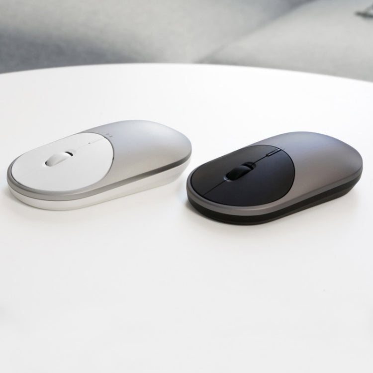Original Xiaomi Portable Mouse 2 Optical Wireless Bluetooth 4.2 RF 2.4GHz 4000DPI Adjustable Dual Mode Mouse (Silver)