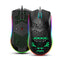 HXSJ J900 6 Keys RGB Lighting Programmable Gaming Wired Mouse (Black)