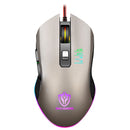 SHIPADOO GM3 3600 DPI Four-speed Adjustable Four-button Cool Colorful Respiration Light Gaming Wired Mouse(Grey)